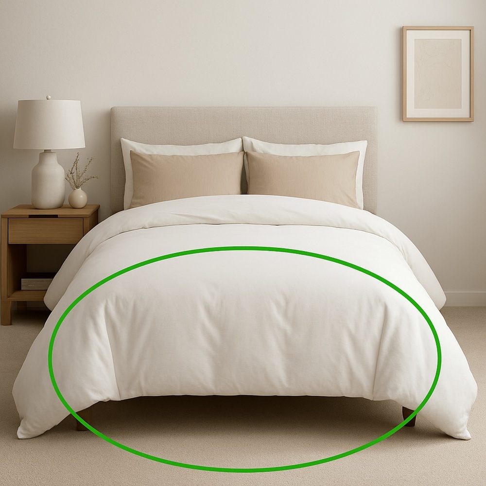 New Frette 100% Cotton Ultra-Luxury High Thread Count White King Duvet Cover - Picture 2 of 7